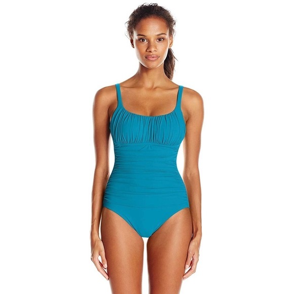 Profile by Gottex Ruched One Piece Swimsuit - Picture 1 of 5
